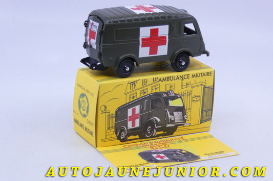 Le Atlas Renault 1000Kgs Ambulance Militaire est en vente sur Auto Jaune Junior ! Découvrez nos collections de diecast Minialuxe, CIJ, C-I-J, JRD, J-R-D,  Matchbox, Majorette… AutoJaune Junior ; AutoJauneJunior.com : LE site de partage pour les passionés de miniatures et collectionneurs de jouets anciens ! 