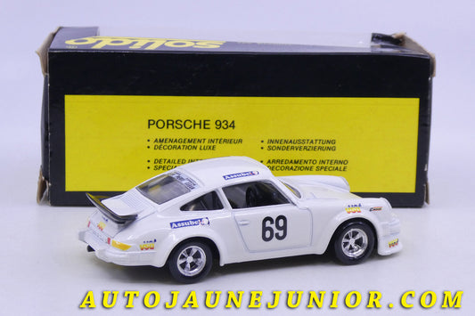 Le Solido Porsche 934 Turbo BAM est en vente sur Auto Jaune Junior ! Découvrez nos collections de diecast Minialuxe, CIJ, C-I-J, JRD, J-R-D,  Matchbox, Majorette… AutoJaune Junior ; AutoJauneJunior.com : LE site de partage pour les passionés de miniatures et collectionneurs de jouets anciens ! 