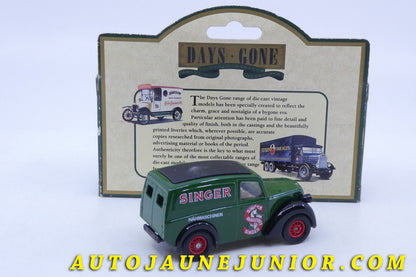 Le Days Gone Morris 1950 Z Van "Singer" est en vente sur Auto Jaune Junior ! Découvrez nos collections de diecast Minialuxe, CIJ, C-I-J, JRD, J-R-D,  Matchbox, Majorette… AutoJaune Junior ; AutoJauneJunior.com : LE site de partage pour les passionés de miniatures et collectionneurs de jouets anciens ! 