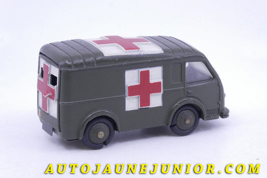 Le Dinky Toys Renault Carrier Ambulance Militaire est en vente sur Auto Jaune Junior ! Découvrez nos collections de diecast Minialuxe, CIJ, C-I-J, JRD, J-R-D,  Matchbox, Majorette… AutoJaune Junior ; AutoJauneJunior.com : LE site de partage pour les passionés de miniatures et collectionneurs de jouets anciens ! 
