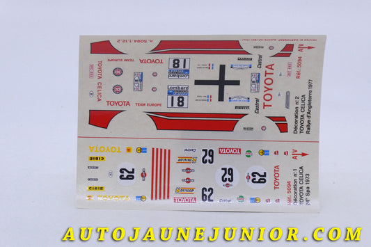 Le Objet divers Document Planche de décalques est en vente sur Auto Jaune Junior ! Découvrez nos collections de diecast Minialuxe, CIJ, C-I-J, JRD, J-R-D,  Matchbox, Majorette… AutoJaune Junior ; AutoJauneJunior.com : LE site de partage pour les passionés de miniatures et collectionneurs de jouets anciens ! 