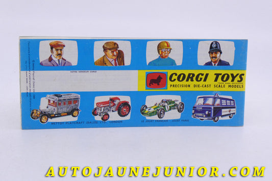 Le Corgi Toys Document Catalogue Long est en vente sur Auto Jaune Junior ! Découvrez nos collections de diecast Minialuxe, CIJ, C-I-J, JRD, J-R-D,  Matchbox, Majorette… AutoJaune Junior ; AutoJauneJunior.com : LE site de partage pour les passionés de miniatures et collectionneurs de jouets anciens ! 