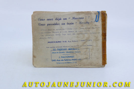 Le Dinky Toys Document Catalogue 1950 est en vente sur Auto Jaune Junior ! Découvrez nos collections de diecast Minialuxe, CIJ, C-I-J, JRD, J-R-D,  Matchbox, Majorette… AutoJaune Junior ; AutoJauneJunior.com : LE site de partage pour les passionés de miniatures et collectionneurs de jouets anciens ! 