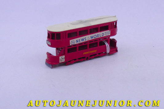 Le Matchbox Autre Deux étages "London Transport" est en vente sur Auto Jaune Junior ! Découvrez nos collections de diecast Minialuxe, CIJ, C-I-J, JRD, J-R-D,  Matchbox, Majorette… AutoJaune Junior ; AutoJauneJunior.com : LE site de partage pour les passionés de miniatures et collectionneurs de jouets anciens ! 