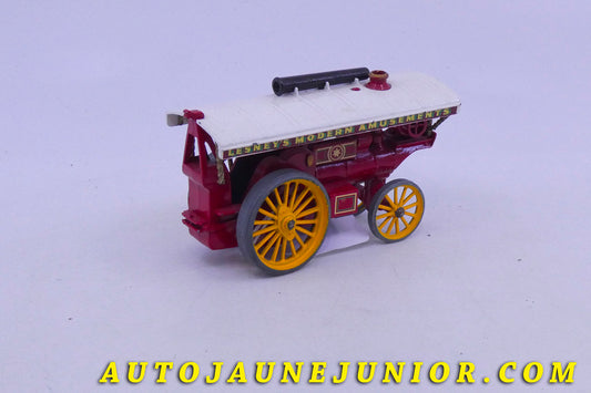 Le Matchbox Remorque Locomobile d'attraction foraine est en vente sur Auto Jaune Junior ! Découvrez nos collections de diecast Minialuxe, CIJ, C-I-J, JRD, J-R-D,  Matchbox, Majorette… AutoJaune Junior ; AutoJauneJunior.com : LE site de partage pour les passionés de miniatures et collectionneurs de jouets anciens ! 