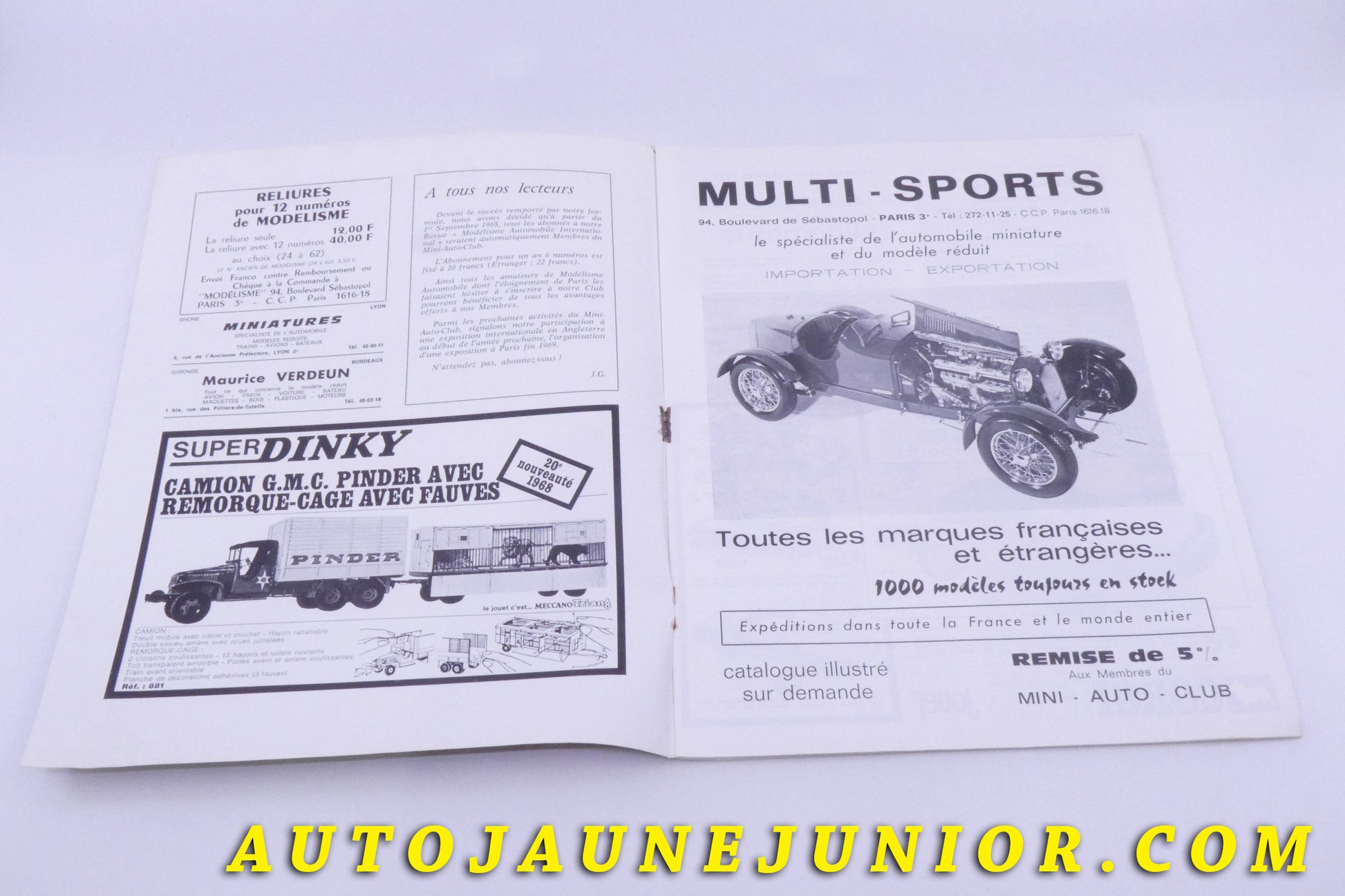 Le Magazine Modélisme Modélisme Numéro 62 est en vente sur Auto Jaune Junior ! Découvrez nos collections de diecast Minialuxe, CIJ, C-I-J, JRD, J-R-D,  Matchbox, Majorette… AutoJaune Junior ; AutoJauneJunior.com : LE site de partage pour les passionés de miniatures et collectionneurs de jouets anciens ! 