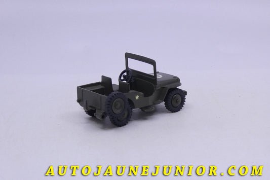 Le Dinky Toys Willys Jeep US army est en vente sur Auto Jaune Junior ! Découvrez nos collections de diecast Minialuxe, CIJ, C-I-J, JRD, J-R-D,  Matchbox, Majorette… AutoJaune Junior ; AutoJauneJunior.com : LE site de partage pour les passionés de miniatures et collectionneurs de jouets anciens ! 