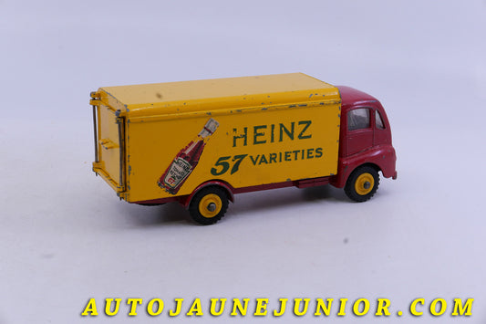 Le Dinky Toys Guy Warrior fourgon Heinz est en vente sur Auto Jaune Junior ! Découvrez nos collections de diecast Minialuxe, CIJ, C-I-J, JRD, J-R-D,  Matchbox, Majorette… AutoJauneJunior.com : LE site de partage pour les passionés de miniatures et collectionneurs de jouets anciens ! 