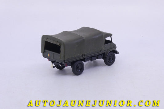 Le Dinky Toys Mercedes Unimog militaire est en vente sur Auto Jaune Junior ! Découvrez nos collections de diecast Minialuxe, CIJ, C-I-J, JRD, J-R-D,  Matchbox, Majorette… AutoJaune Junior ; AutoJauneJunior.com : LE site de partage pour les passionés de miniatures et collectionneurs de jouets anciens ! 