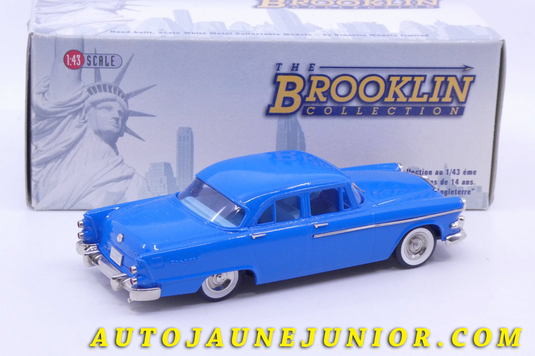 Le #2403 - Brooklin - Dodge - Coronet 4 portes Sedan "1955" - #97 est en vente sur Auto Jaune Junior ! Découvrez nos collections de diecast Minialuxe, CIJ, C-I-J, JRD, J-R-D,  Matchbox, Majorette… AutoJauneJunior.com : le site de vente en ligne et de partage pour les passionés de miniatures et collectionneurs de jouets anciens ! Des centaines de modèles en vente, et des nouveautés mises en ligne chaque jour à 21h00 !