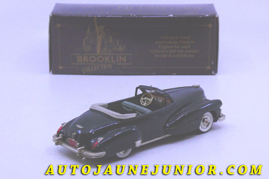Le #2438 - Brooklin - Cadillac -  Cabriolet (Convertible) 1947 - Series 62 est en vente sur Auto Jaune Junior ! Découvrez nos collections de diecast Minialuxe, CIJ, C-I-J, JRD, J-R-D,  Matchbox, Majorette… AutoJauneJunior.com : le site de vente en ligne et de partage pour les passionés de miniatures et collectionneurs de jouets anciens ! Des centaines de modèles en vente, et des nouveautés mises en ligne chaque jour à 21h00 !
