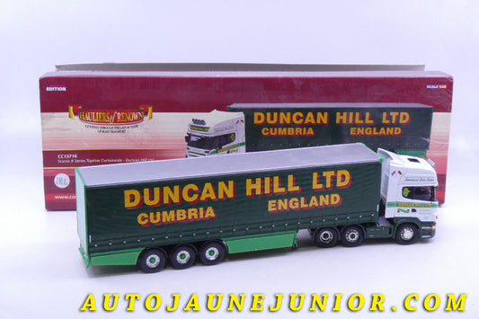 Le #2612 - Corgi Toys - Scania - R Serie - Semi Remorque Fourgon bâché "Duncan Hill" est en vente sur Auto Jaune Junior ! Découvrez nos collections de diecast Minialuxe, CIJ, C-I-J, JRD, J-R-D,  Matchbox, Majorette… AutoJauneJunior.com : le site de vente en ligne et de partage pour les passionés de miniatures et collectionneurs de jouets anciens ! Des centaines de modèles en vente, et des nouveautés mises en ligne chaque jour à 21h00 !