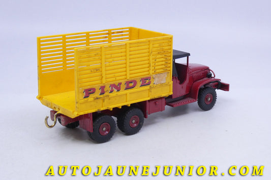 Le Dinky Toys GMC Camion caisse Pinder est en vente sur Auto Jaune Junior ! Découvrez nos collections de diecast Minialuxe, CIJ, C-I-J, JRD, J-R-D,  Matchbox, Majorette… AutoJauneJunior.com : LE site de partage pour les passionés de miniatures et collectionneurs de jouets anciens ! 