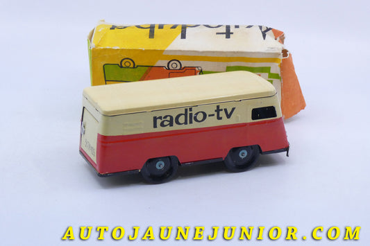 Le Roumanie Van Autotuba Fourgon Radio TV est en vente sur Auto Jaune Junior ! Découvrez nos collections de diecast Minialuxe, CIJ, C-I-J, JRD, J-R-D,  Matchbox, Majorette… AutoJaune Junior ; AutoJauneJunior.com : LE site de partage pour les passionés de miniatures et collectionneurs de jouets anciens ! 