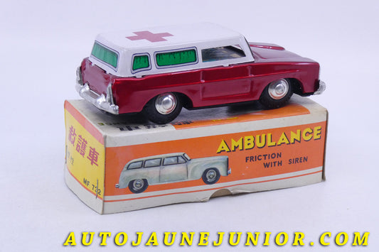 Le Chine Breack Ambulance est en vente sur Auto Jaune Junior ! Découvrez nos collections de diecast Minialuxe, CIJ, C-I-J, JRD, J-R-D,  Matchbox, Majorette… AutoJaune Junior ; AutoJauneJunior.com : LE site de partage pour les passionés de miniatures et collectionneurs de jouets anciens ! 