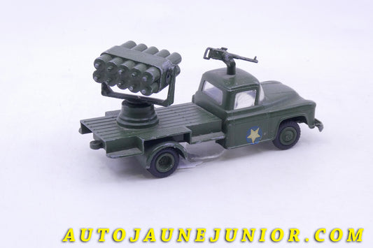 Le Vilmer Chevrolet Camion Lanceur de missiles est en vente sur Auto Jaune Junior ! Découvrez nos collections de diecast Minialuxe, CIJ, C-I-J, JRD, J-R-D,  Matchbox, Majorette… AutoJaune Junior ; AutoJauneJunior.com : LE site de partage pour les passionés de miniatures et collectionneurs de jouets anciens ! 
