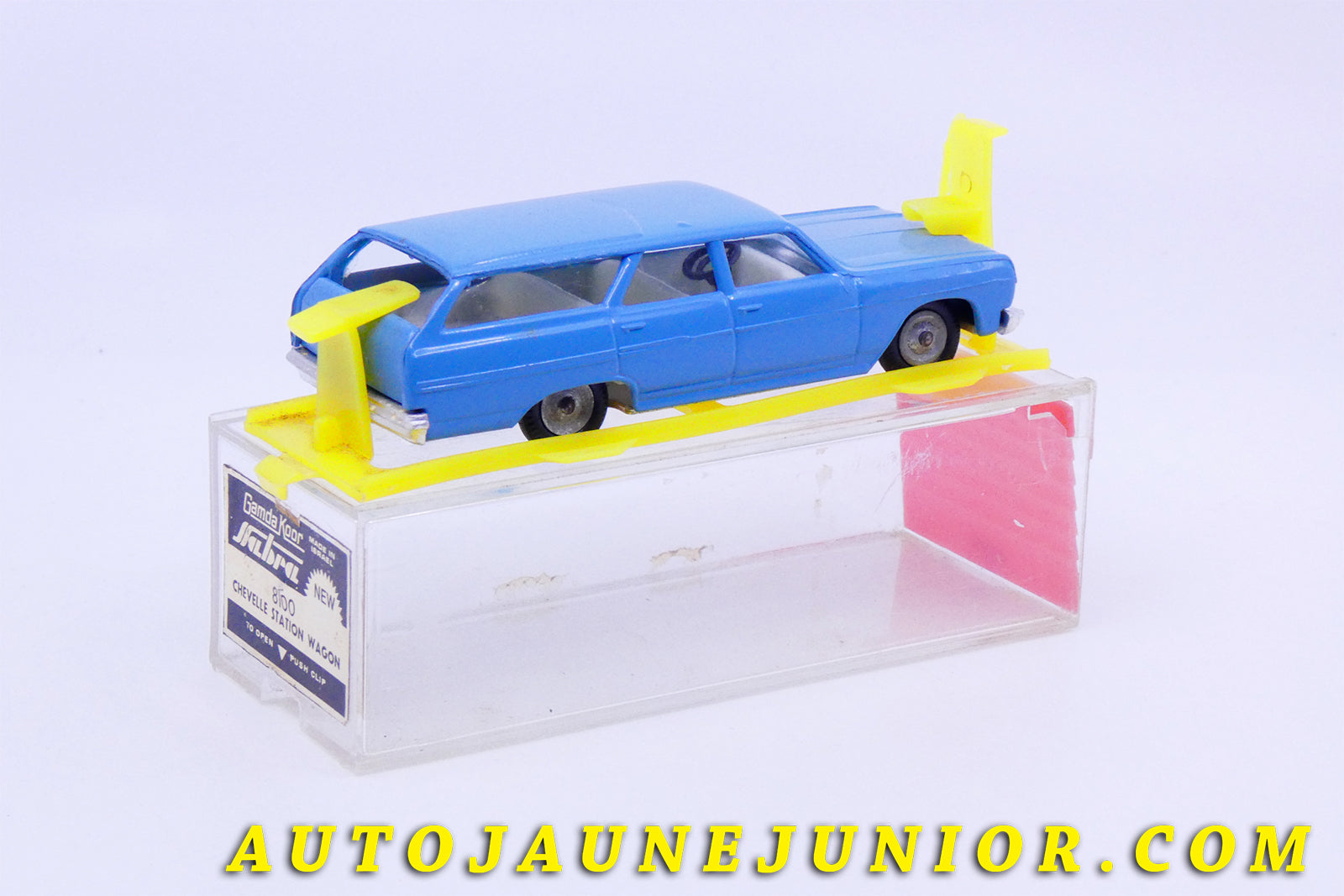 Le #3434 - Gamda - Chevrolet - Chevelle Break est en vente sur Auto Jaune Junior ! Découvrez nos collections de diecast Minialuxe, CIJ, C-I-J, JRD, J-R-D,  Matchbox, Majorette… AutoJauneJunior.com : le site de vente en ligne et de partage pour les passionés de miniatures et collectionneurs de jouets anciens ! Des centaines de modèles en vente, et des nouveautés mises en ligne chaque jour à 21h00 !