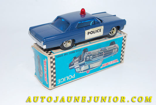 Le #3456 - Blue Blox - Oldsmobile - 88 Police est en vente sur Auto Jaune Junior ! Découvrez nos collections de diecast Minialuxe, CIJ, C-I-J, JRD, J-R-D,  Matchbox, Majorette… AutoJauneJunior.com : le site de vente en ligne et de partage pour les passionés de miniatures et collectionneurs de jouets anciens ! Des centaines de modèles en vente, et des nouveautés mises en ligne chaque jour à 21h00 !