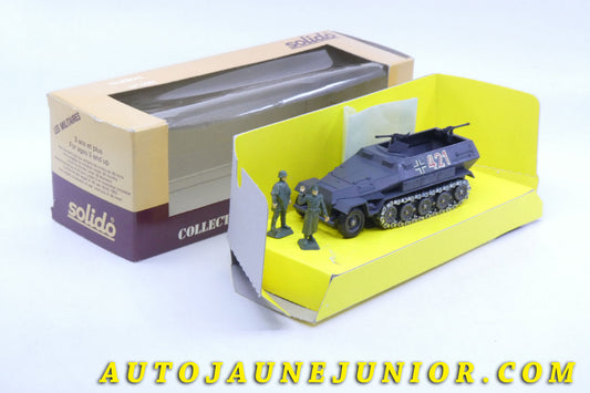 Le #3504 - Solido - White - SD KFZ Halftrack #421 est en vente sur Auto Jaune Junior ! Découvrez nos collections de diecast Minialuxe, CIJ, C-I-J, JRD, J-R-D,  Matchbox, Majorette… AutoJauneJunior.com : le site de vente en ligne et de partage pour les passionés de miniatures et collectionneurs de jouets anciens ! Des centaines de modèles en vente, et des nouveautés mises en ligne chaque jour à 21h00 !