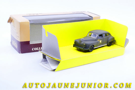 Le #3509 - Solido - Chrysler - Windsor état major US army est en vente sur Auto Jaune Junior ! Découvrez nos collections de diecast Minialuxe, CIJ, C-I-J, JRD, J-R-D,  Matchbox, Majorette… AutoJauneJunior.com : le site de vente en ligne et de partage pour les passionés de miniatures et collectionneurs de jouets anciens ! Des centaines de modèles en vente, et des nouveautés mises en ligne chaque jour à 21h00 !