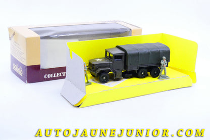 Le #3510 - Solido - GMC - 6x6 ridelles bâché militaire est en vente sur Auto Jaune Junior ! Découvrez nos collections de diecast Minialuxe, CIJ, C-I-J, JRD, J-R-D,  Matchbox, Majorette… AutoJauneJunior.com : le site de vente en ligne et de partage pour les passionés de miniatures et collectionneurs de jouets anciens ! Des centaines de modèles en vente, et des nouveautés mises en ligne chaque jour à 21h00 !