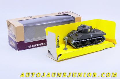 Le #3512 - Solido - Char - Sherman M4 est en vente sur Auto Jaune Junior ! Découvrez nos collections de diecast Minialuxe, CIJ, C-I-J, JRD, J-R-D,  Matchbox, Majorette… AutoJauneJunior.com : le site de vente en ligne et de partage pour les passionés de miniatures et collectionneurs de jouets anciens ! Des centaines de modèles en vente, et des nouveautés mises en ligne chaque jour à 21h00 !