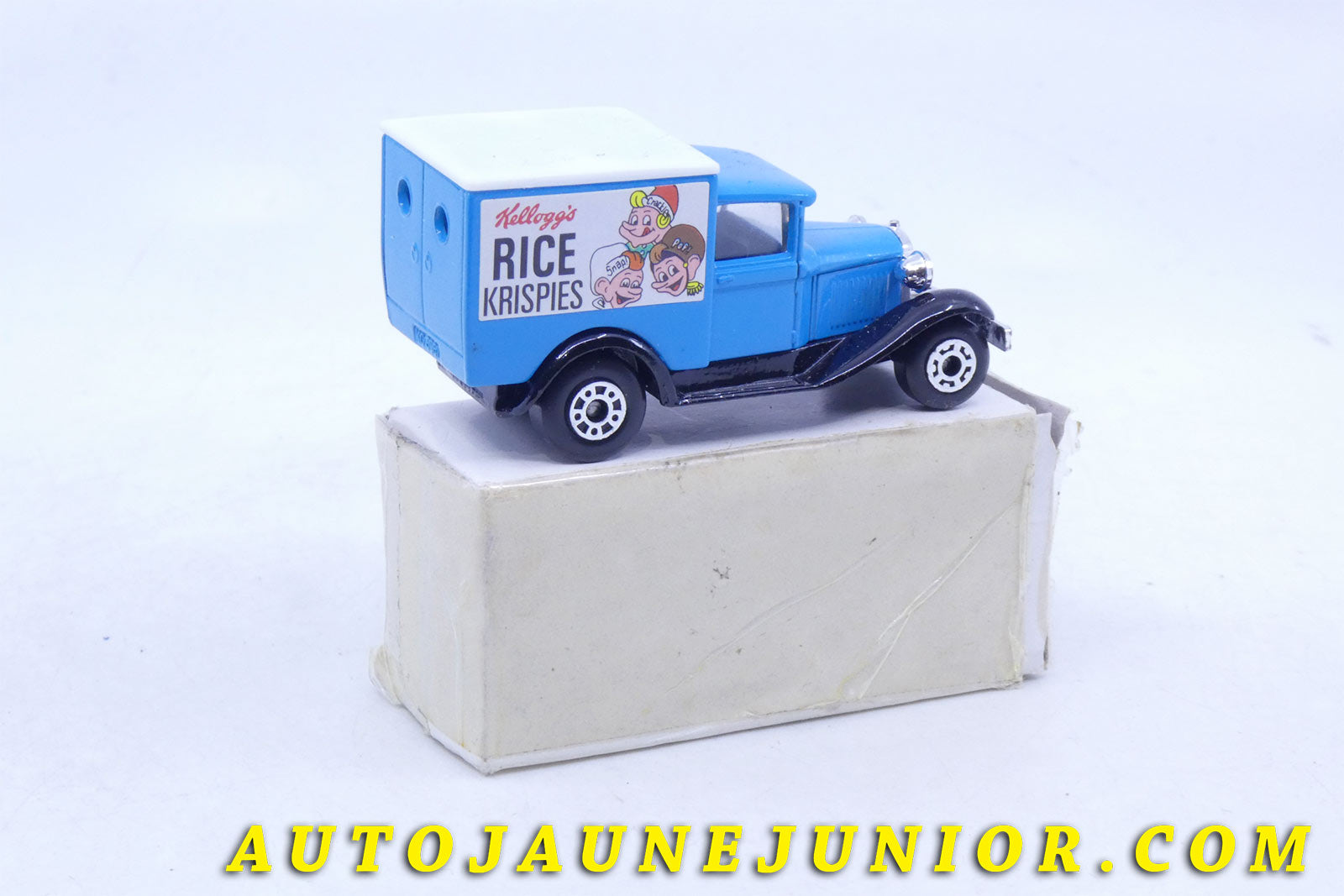 Le #3728 - Matchbox - Ford - Fourgon A 1929 "Rice Krispies b- Kellog's"  est en vente sur Auto Jaune Junior ! Découvrez nos collections de diecast Minialuxe, CIJ, C-I-J, JRD, J-R-D,  Matchbox, Majorette… AutoJauneJunior.com : le site de vente en ligne et de partage pour les passionés de miniatures et collectionneurs de jouets anciens ! Des centaines de modèles en vente, et des nouveautés mises en ligne chaque jour à 21h00 !