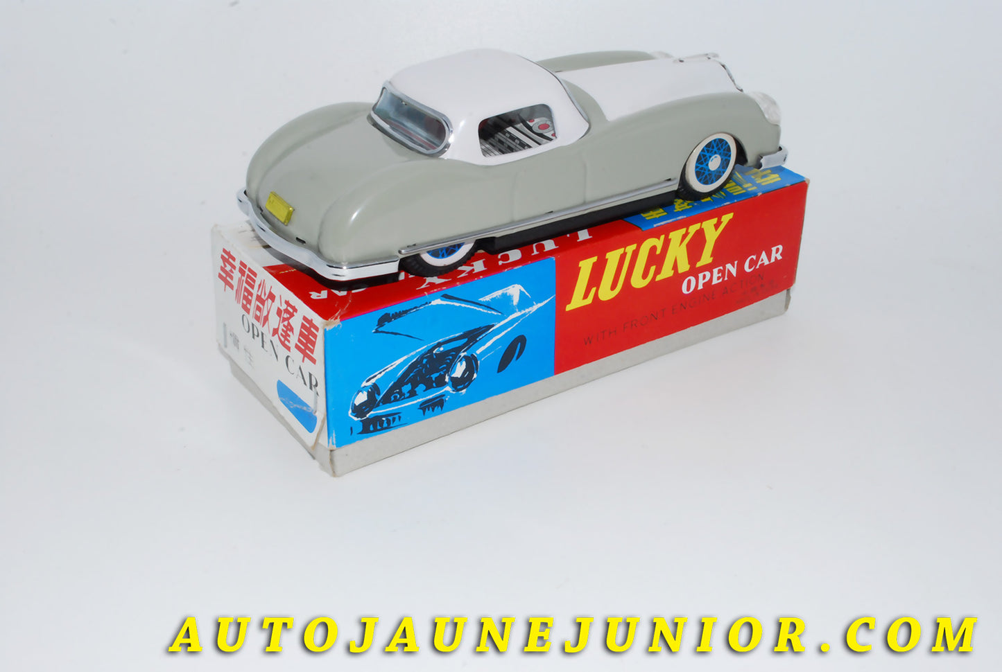 Le #3772 - Lucky - Coupé - Véhicule a friction est en vente sur Auto Jaune Junior ! Découvrez nos collections de diecast Minialuxe, CIJ, C-I-J, JRD, J-R-D,  Matchbox, Majorette… AutoJauneJunior.com : le site de vente en ligne et de partage pour les passionés de miniatures et collectionneurs de jouets anciens ! Des centaines de modèles en vente, et des nouveautés mises en ligne chaque jour à 21h00 !