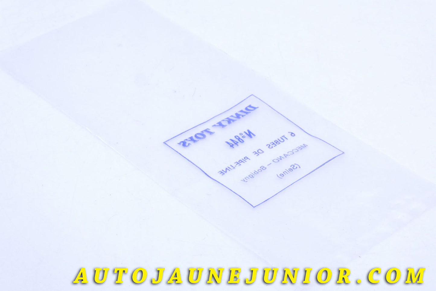 Le #3911 - Dinky Toys - Sachet de pièces détaches Vide - 6 tubes de Pipe-Line - Meccano Bonigny est en vente sur Auto Jaune Junior ! Découvrez nos collections de diecast Minialuxe, CIJ, C-I-J, JRD, J-R-D,  Matchbox, Majorette… AutoJauneJunior.com : le site de vente en ligne et de partage pour les passionés de miniatures et collectionneurs de jouets anciens ! Des centaines de modèles en vente, et des nouveautés mises en ligne chaque jour à 21h00 !
