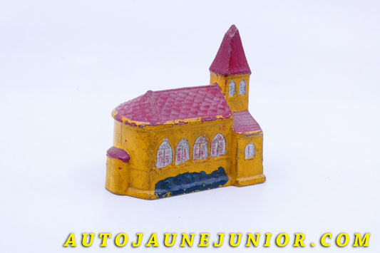Le #3929 - Vibro - Elément de décors - Église de Village est en vente sur Auto Jaune Junior ! Découvrez nos collections de diecast Minialuxe, CIJ, C-I-J, JRD, J-R-D,  Matchbox, Majorette… AutoJauneJunior.com : le site de vente en ligne et de partage pour les passionés de miniatures et collectionneurs de jouets anciens ! Des centaines de modèles en vente, et des nouveautés mises en ligne chaque jour à 21h00 !