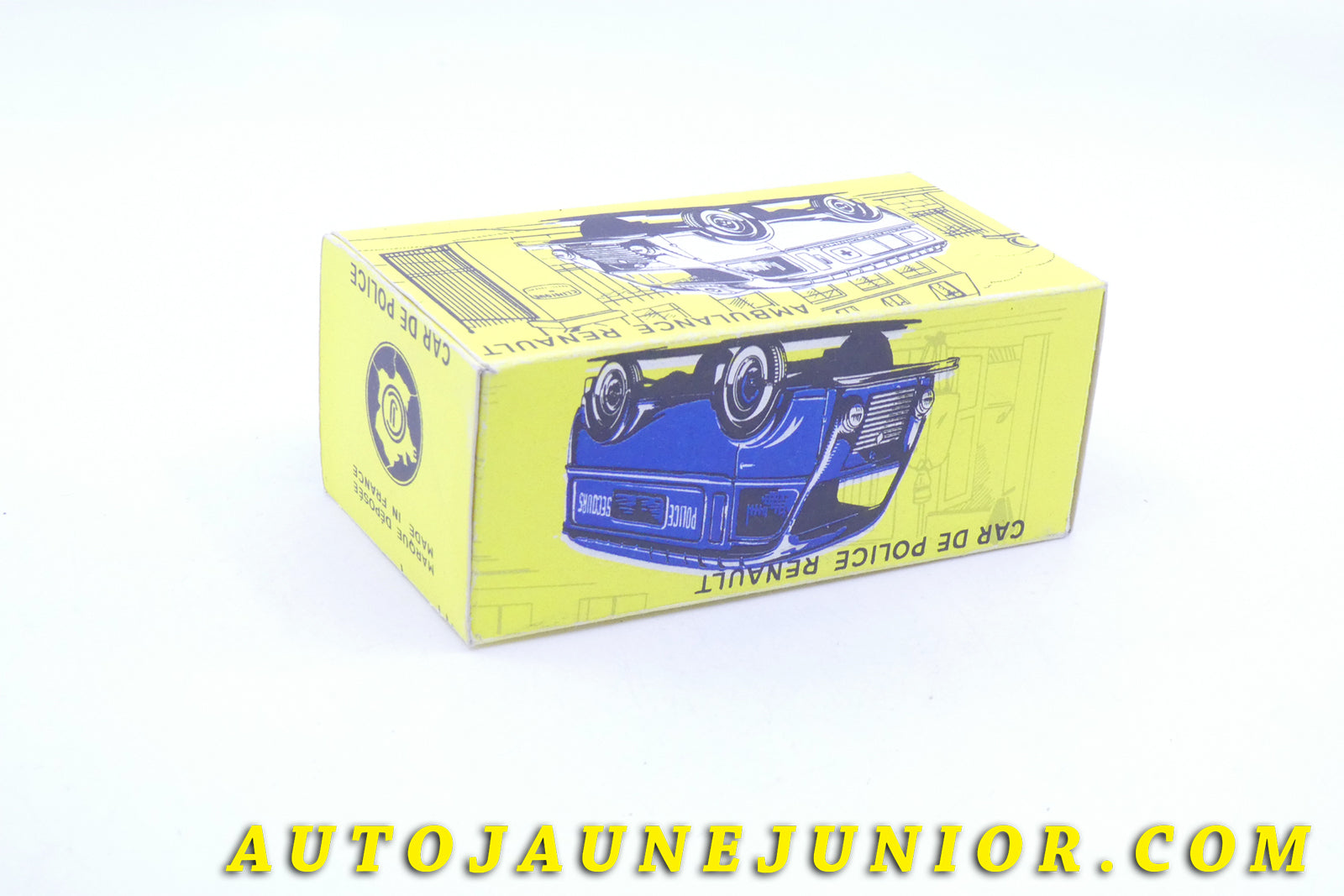 Le #3954 - C-I-J - Renault - 1000Kgs fourgon police est en vente sur Auto Jaune Junior ! Découvrez nos collections de diecast Minialuxe, CIJ, C-I-J, JRD, J-R-D,  Matchbox, Majorette… AutoJauneJunior.com : le site de vente en ligne et de partage pour les passionés de miniatures et collectionneurs de jouets anciens ! Des centaines de modèles en vente, et des nouveautés mises en ligne chaque jour à 21h00 !