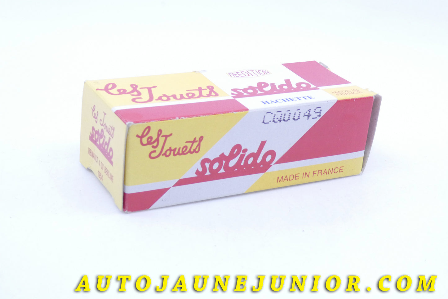 Le #3969 - Solido - Citroën - 4 Cv 1954 "Les Jouets Solido" est en vente sur Auto Jaune Junior ! Découvrez nos collections de diecast Minialuxe, CIJ, C-I-J, JRD, J-R-D,  Matchbox, Majorette… AutoJauneJunior.com : le site de vente en ligne et de partage pour les passionés de miniatures et collectionneurs de jouets anciens ! Des centaines de modèles en vente, et des nouveautés mises en ligne chaque jour à 21h00 !