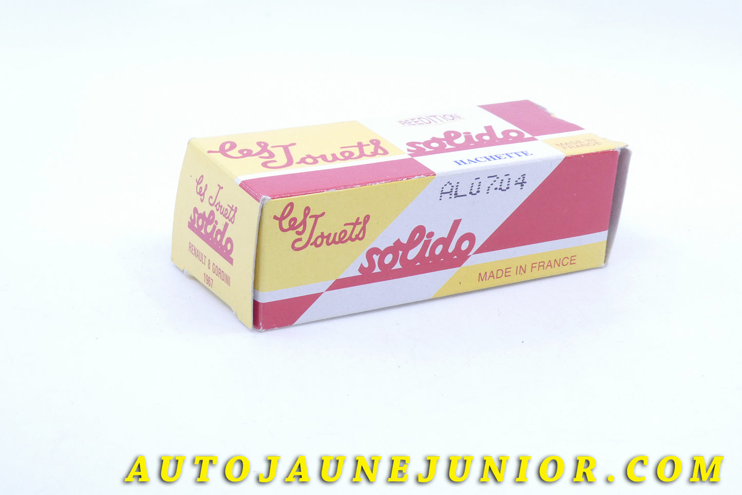 Le #3970 - Solido - Renault - R8 Gordini 1967 est en vente sur Auto Jaune Junior ! Découvrez nos collections de diecast Minialuxe, CIJ, C-I-J, JRD, J-R-D,  Matchbox, Majorette… AutoJauneJunior.com : le site de vente en ligne et de partage pour les passionés de miniatures et collectionneurs de jouets anciens ! Des centaines de modèles en vente, et des nouveautés mises en ligne chaque jour à 21h00 !