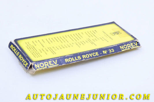 Le #3979 - Norev - Rolls Royce - Socle original boite Mica - Silver Shadow est en vente sur Auto Jaune Junior ! Découvrez nos collections de diecast Minialuxe, CIJ, C-I-J, JRD, J-R-D,  Matchbox, Majorette… AutoJauneJunior.com : le site de vente en ligne et de partage pour les passionés de miniatures et collectionneurs de jouets anciens ! Des centaines de modèles en vente, et des nouveautés mises en ligne chaque jour à 21h00 !