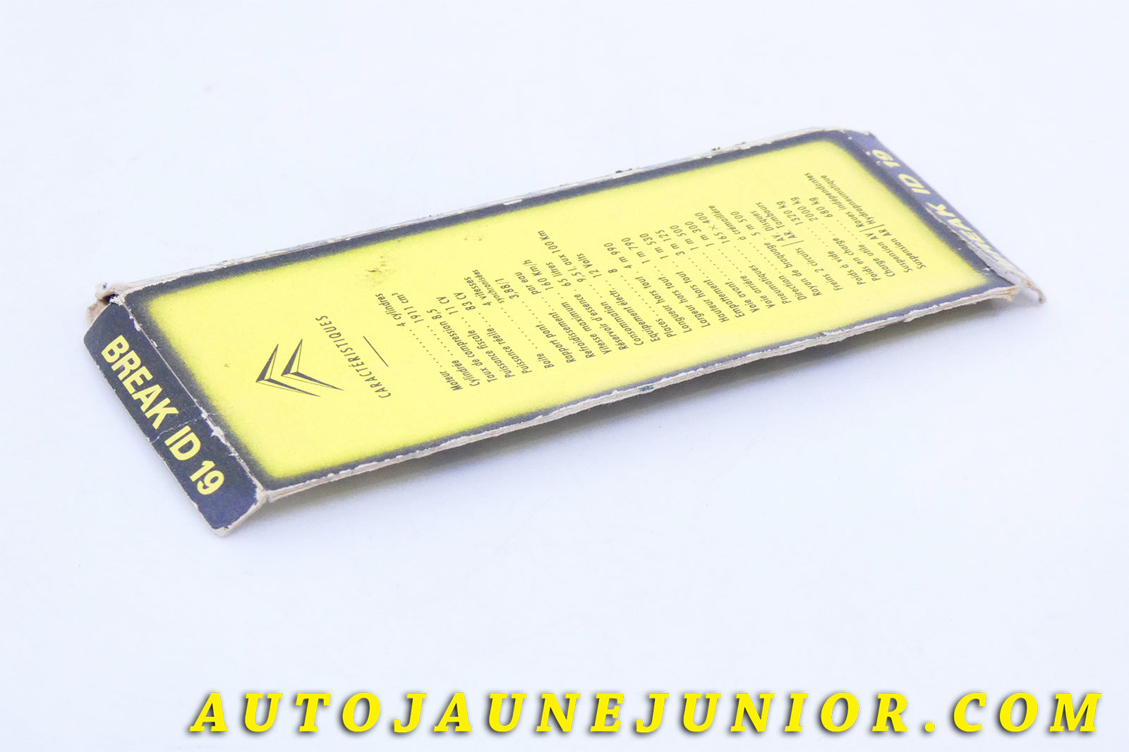 Le #3983 - Norev - Citroën - Socle Break ID 19 est en vente sur Auto Jaune Junior ! Découvrez nos collections de diecast Minialuxe, CIJ, C-I-J, JRD, J-R-D,  Matchbox, Majorette… AutoJauneJunior.com : le site de vente en ligne et de partage pour les passionés de miniatures et collectionneurs de jouets anciens ! Des centaines de modèles en vente, et des nouveautés mises en ligne chaque jour à 21h00 !