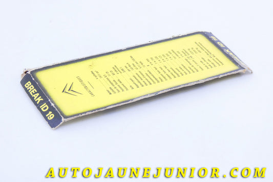 Le #3983 - Norev - Citroën - Socle Break ID 19 est en vente sur Auto Jaune Junior ! Découvrez nos collections de diecast Minialuxe, CIJ, C-I-J, JRD, J-R-D,  Matchbox, Majorette… AutoJauneJunior.com : le site de vente en ligne et de partage pour les passionés de miniatures et collectionneurs de jouets anciens ! Des centaines de modèles en vente, et des nouveautés mises en ligne chaque jour à 21h00 !