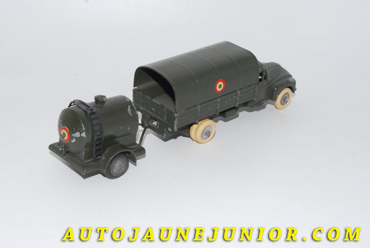 Le #4110 - JRD - Citroën -  T55 ridelles bâché militaire avec tonne à eau est en vente sur Auto Jaune Junior ! Découvrez nos collections de diecast Minialuxe, CIJ, C-I-J, JRD, J-R-D,  Matchbox, Majorette… AutoJauneJunior.com : le site de vente en ligne et de partage pour les passionés de miniatures et collectionneurs de jouets anciens ! Des centaines de modèles en vente, et des nouveautés mises en ligne chaque jour à 21h00 !