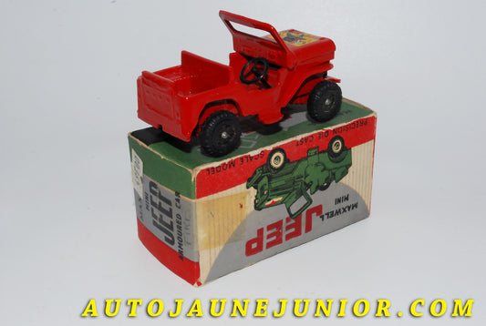 Le #4141 - Maxwell Company Calcutta - Willys - Jeep Pompier"Armoured Car" (Fabrication Indienne) est en vente sur Auto Jaune Junior ! Découvrez nos collections de diecast Minialuxe, CIJ, C-I-J, JRD, J-R-D,  Matchbox, Majorette… AutoJauneJunior.com : le site de vente en ligne et de partage pour les passionés de miniatures et collectionneurs de jouets anciens ! Des centaines de modèles en vente, et des nouveautés mises en ligne chaque jour à 21h00 !