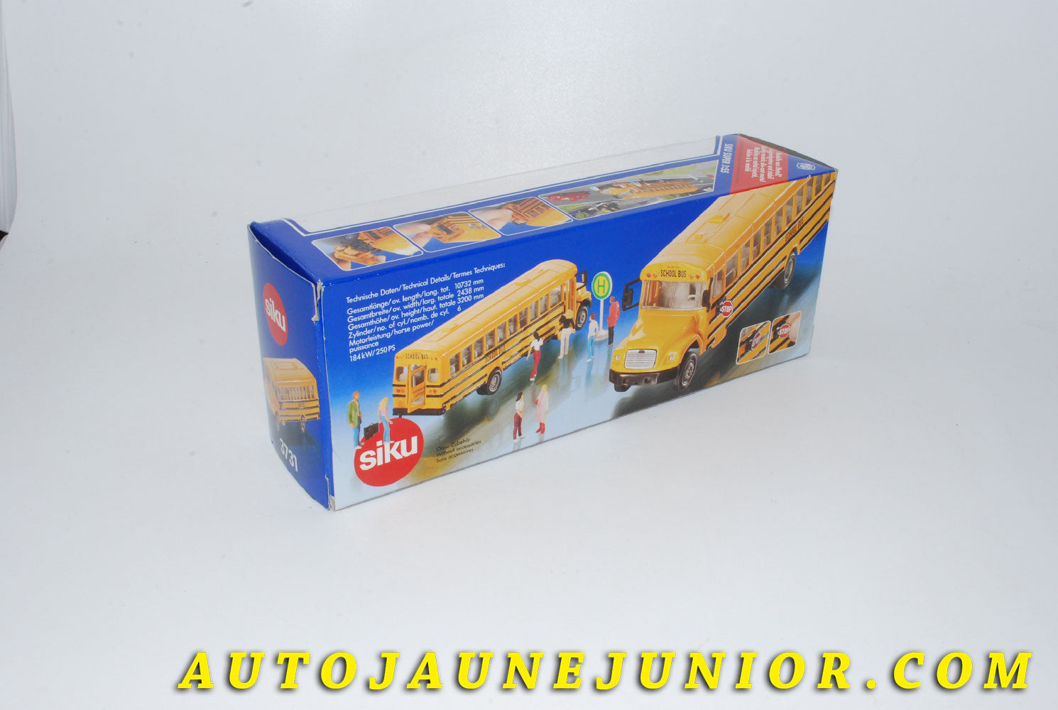 Le #4208 - Siku - Bus - US Bus Scolaire est en vente sur Auto Jaune Junior ! Découvrez nos collections de diecast Minialuxe, CIJ, C-I-J, JRD, J-R-D,  Matchbox, Majorette… AutoJauneJunior.com : le site de vente en ligne et de partage pour les passionés de miniatures et collectionneurs de jouets anciens ! Des centaines de modèles en vente, et des nouveautés mises en ligne chaque jour à 21h00 !