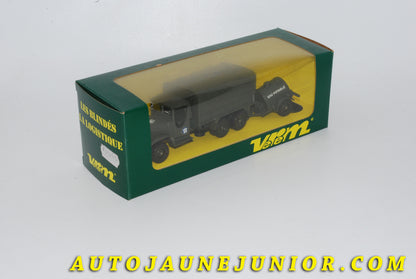 Le #4238 - Solido - GMC - Camion Bâché torpédo FFL CCKW 353 6x6 (Le "Jimmy") avec sa remorque tonne à eau est en vente sur Auto Jaune Junior ! Découvrez nos collections de diecast Minialuxe, CIJ, C-I-J, JRD, J-R-D,  Matchbox, Majorette… AutoJauneJunior.com : le site de vente en ligne et de partage pour les passionés de miniatures et collectionneurs de jouets anciens ! Des centaines de modèles en vente, et des nouveautés mises en ligne chaque jour à 21h00 !