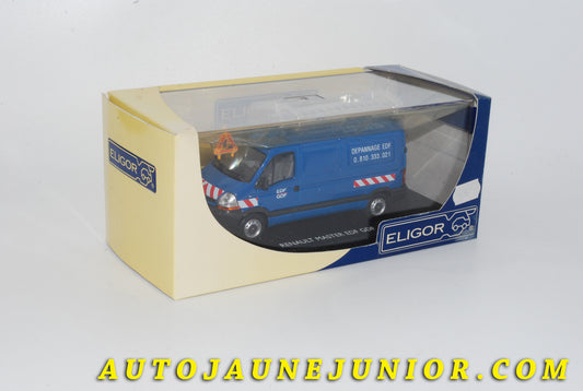 Le #4240 - Eligor - Renault - Fourgon Master EDF-GDF "Dépannage" est en vente sur Auto Jaune Junior ! Découvrez nos collections de diecast Minialuxe, CIJ, C-I-J, JRD, J-R-D,  Matchbox, Majorette… AutoJauneJunior.com : le site de vente en ligne et de partage pour les passionés de miniatures et collectionneurs de jouets anciens ! Des centaines de modèles en vente, et des nouveautés mises en ligne chaque jour à 21h00 !