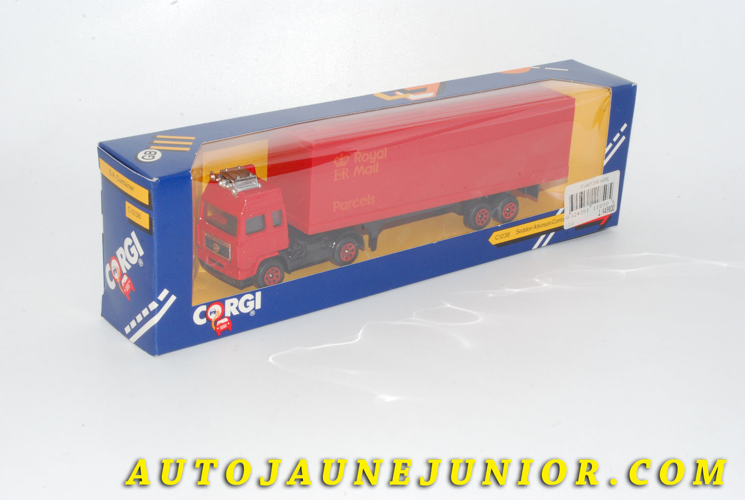 Le #4245 - Corgi Toys - ERF - Seddon Atkinson Royal Mail Parcels est en vente sur Auto Jaune Junior ! Découvrez nos collections de diecast Minialuxe, CIJ, C-I-J, JRD, J-R-D,  Matchbox, Majorette… AutoJauneJunior.com : le site de vente en ligne et de partage pour les passionés de miniatures et collectionneurs de jouets anciens ! Des centaines de modèles en vente, et des nouveautés mises en ligne chaque jour à 21h00 !