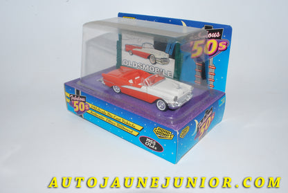 Le #4250 - Road Champ - Oldsmobile - Starfire Convertible "1955" est en vente sur Auto Jaune Junior ! Découvrez nos collections de diecast Minialuxe, CIJ, C-I-J, JRD, J-R-D,  Matchbox, Majorette… AutoJauneJunior.com : le site de vente en ligne et de partage pour les passionés de miniatures et collectionneurs de jouets anciens ! Des centaines de modèles en vente, et des nouveautés mises en ligne chaque jour à 21h00 !