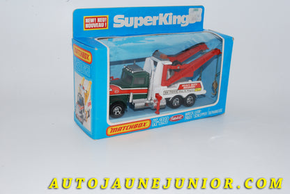 Le #4254 - Matchbox by Lesney - Peterbilt - Dépanneuse  Wreck Truck  est en vente sur Auto Jaune Junior ! Découvrez nos collections de diecast Minialuxe, CIJ, C-I-J, JRD, J-R-D,  Matchbox, Majorette… AutoJauneJunior.com : le site de vente en ligne et de partage pour les passionés de miniatures et collectionneurs de jouets anciens ! Des centaines de modèles en vente, et des nouveautés mises en ligne chaque jour à 21h00 !