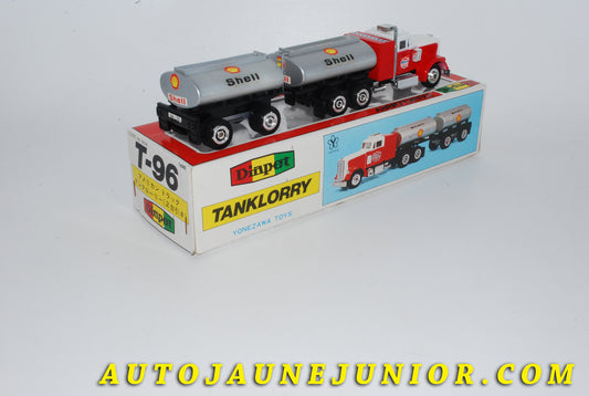 Le #4255 - Diapet - Kenworth - Porteur citerne "Shell" avec remorque est en vente sur Auto Jaune Junior ! Découvrez nos collections de diecast Minialuxe, CIJ, C-I-J, JRD, J-R-D,  Matchbox, Majorette… AutoJauneJunior.com : le site de vente en ligne et de partage pour les passionés de miniatures et collectionneurs de jouets anciens ! Des centaines de modèles en vente, et des nouveautés mises en ligne chaque jour à 21h00 !