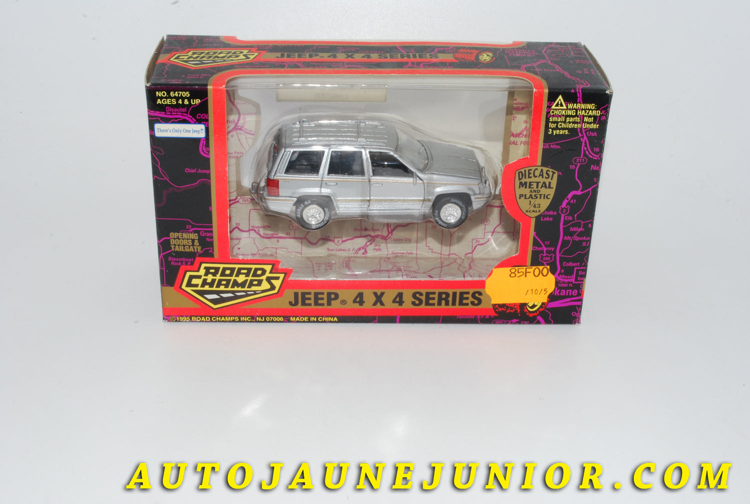 Le #4263 - Road Champ - Jeep - Grand Cherokee (ZJ) Limiuted est en vente sur Auto Jaune Junior ! Découvrez nos collections de diecast Minialuxe, CIJ, C-I-J, JRD, J-R-D,  Matchbox, Majorette… AutoJauneJunior.com : le site de vente en ligne et de partage pour les passionés de miniatures et collectionneurs de jouets anciens ! Des centaines de modèles en vente, et des nouveautés mises en ligne chaque jour à 21h00 !
