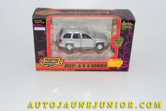 Le #4263 - Road Champ - Jeep - Grand Cherokee (ZJ) Limiuted est en vente sur Auto Jaune Junior ! Découvrez nos collections de diecast Minialuxe, CIJ, C-I-J, JRD, J-R-D,  Matchbox, Majorette… AutoJauneJunior.com : le site de vente en ligne et de partage pour les passionés de miniatures et collectionneurs de jouets anciens ! Des centaines de modèles en vente, et des nouveautés mises en ligne chaque jour à 21h00 !