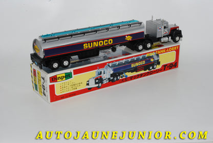 Le #4270 - Diapet - Mack - Camion Semi remorque Citerne "Sunoco" est en vente sur Auto Jaune Junior ! Découvrez nos collections de diecast Minialuxe, CIJ, C-I-J, JRD, J-R-D,  Matchbox, Majorette… AutoJauneJunior.com : le site de vente en ligne et de partage pour les passionés de miniatures et collectionneurs de jouets anciens ! Des centaines de modèles en vente, et des nouveautés mises en ligne chaque jour à 21h00 !