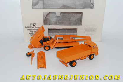 Le #4278 - Conrad - Mercedes - Coffret SK P17 - Benne Basculante et Chasse-neige "Schörling System" SnowSweeper est en vente sur Auto Jaune Junior ! Découvrez nos collections de diecast Minialuxe, CIJ, C-I-J, JRD, J-R-D,  Matchbox, Majorette… AutoJauneJunior.com : le site de vente en ligne et de partage pour les passionés de miniatures et collectionneurs de jouets anciens ! Des centaines de modèles en vente, et des nouveautés mises en ligne chaque jour à 21h00 !