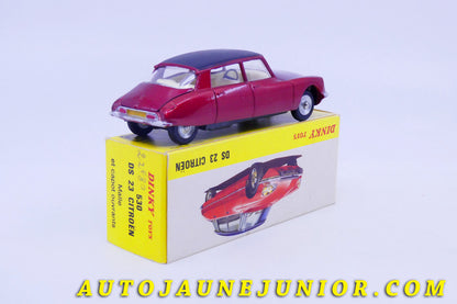 Le #4303 - Dinky Toys - Citroën - DS 23 (DS 21 adapté fabriquée en Espagne) est en vente sur Auto Jaune Junior ! Découvrez nos collections de diecast Minialuxe, CIJ, C-I-J, JRD, J-R-D,  Matchbox, Majorette… AutoJauneJunior.com : le site de vente en ligne et de partage pour les passionés de miniatures et collectionneurs de jouets anciens ! Des centaines de modèles en vente, et des nouveautés mises en ligne chaque jour à 21h00 !